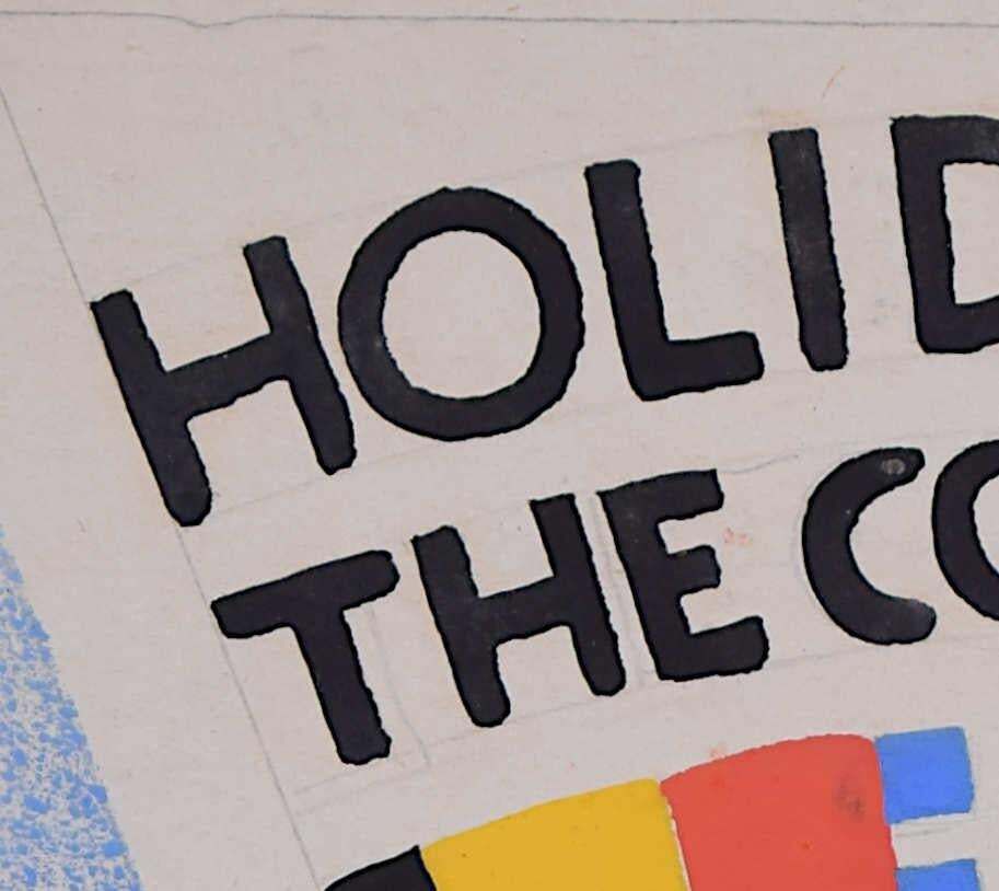 Holidays On The Continent, 1930s Railway Poster Design By A. E. Halliwell photo furniture