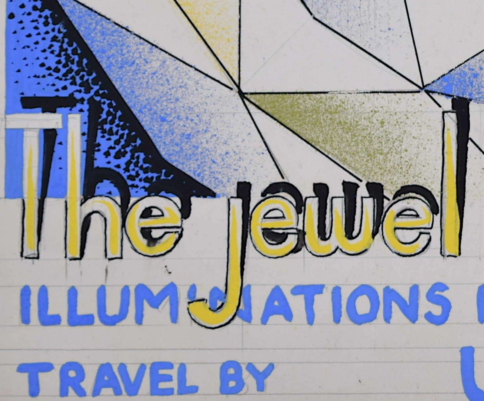 The Jewel That Is London, 1930s Art Deco Poster Design By A. E. Halliwell photo Art