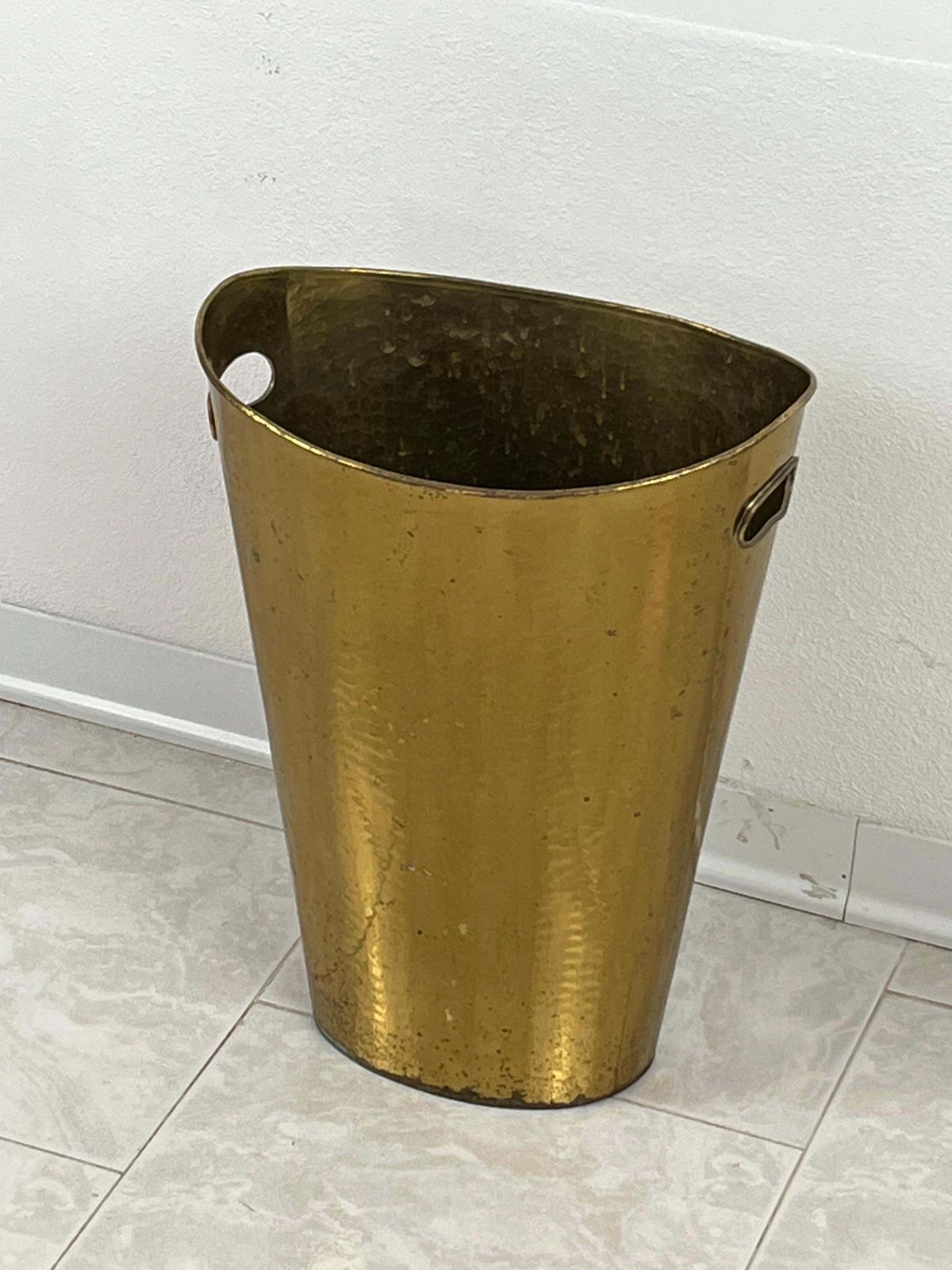 Brass Umbrella Stand, Italy, 1980s photo for sale