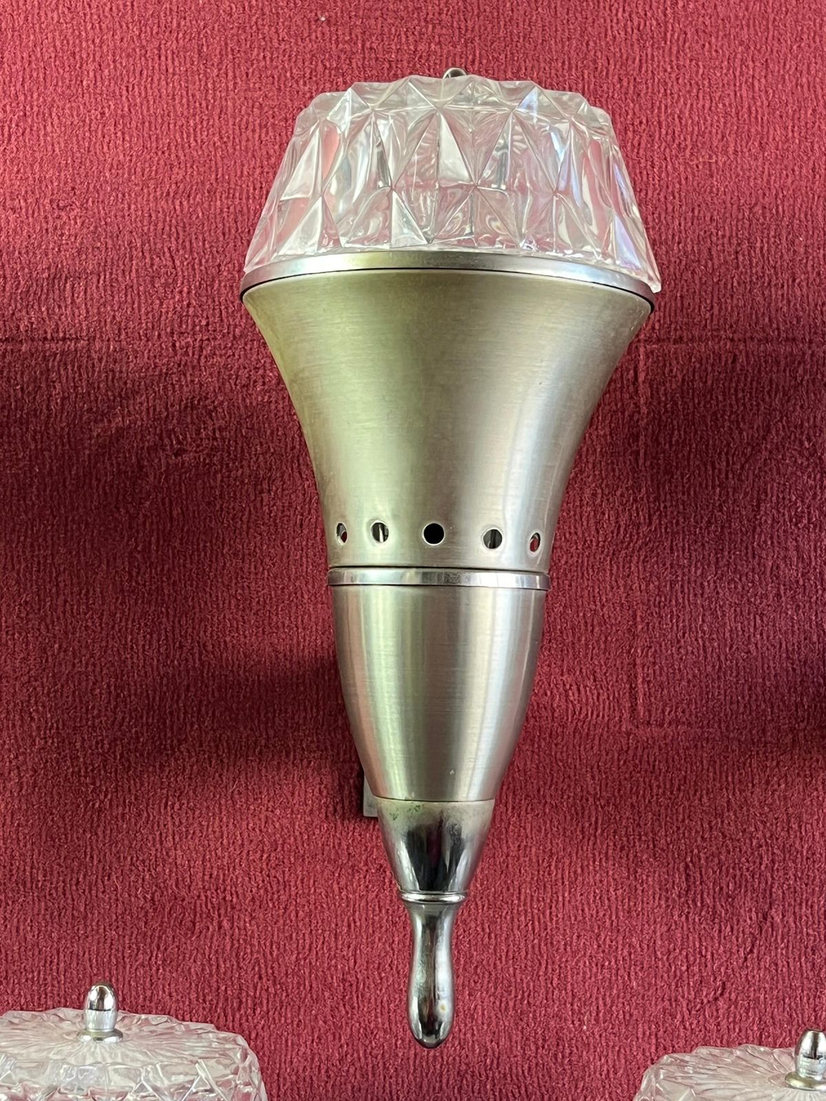Set Of 5 Mid Century Wall Lamps Attributed To Ignazio Gardella For Azucena 1960s photo vintage