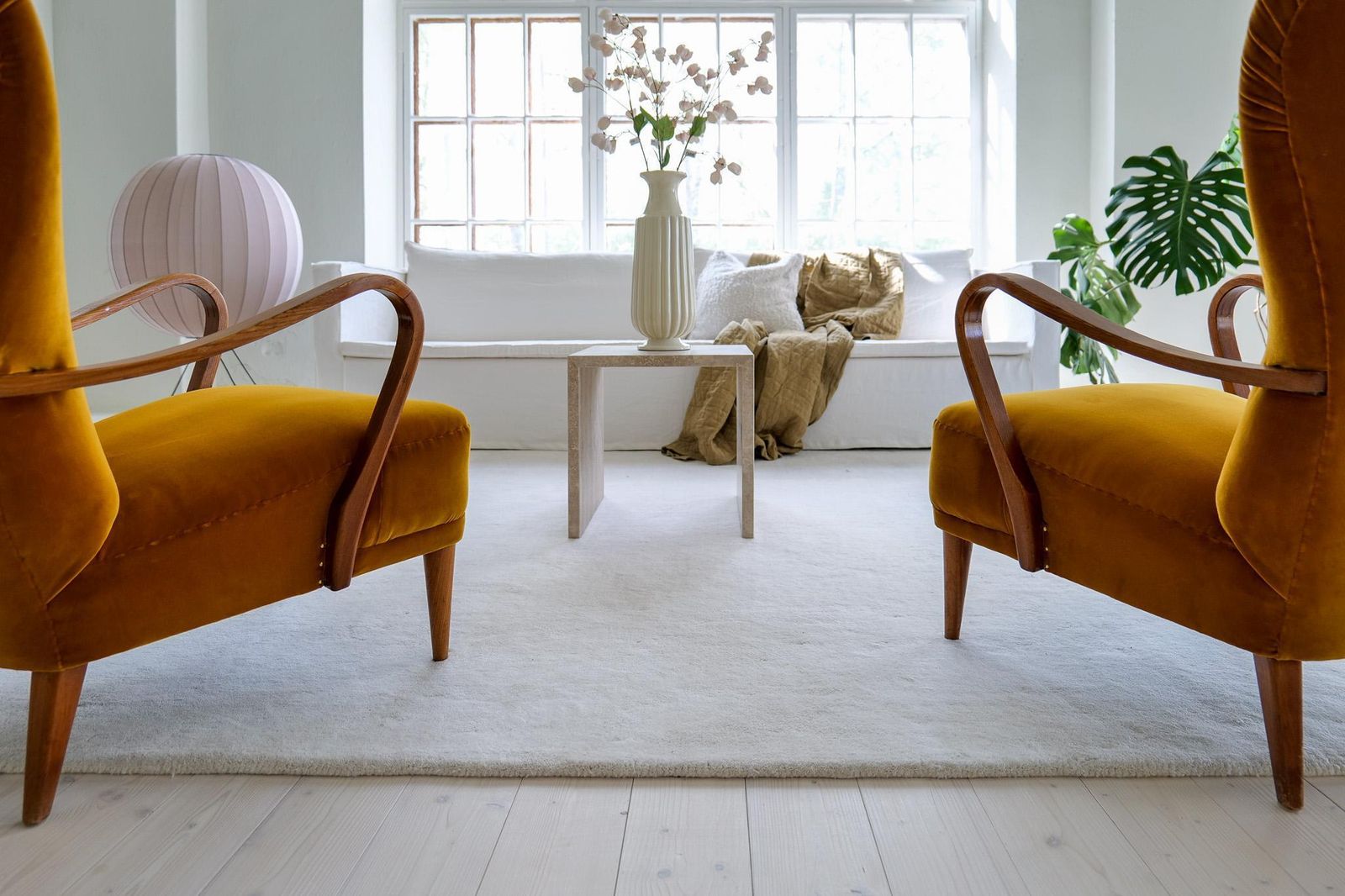Scandinavian Modern Art Deco Lounge Chairs In Velvet Sweden 1940s photo Furniture