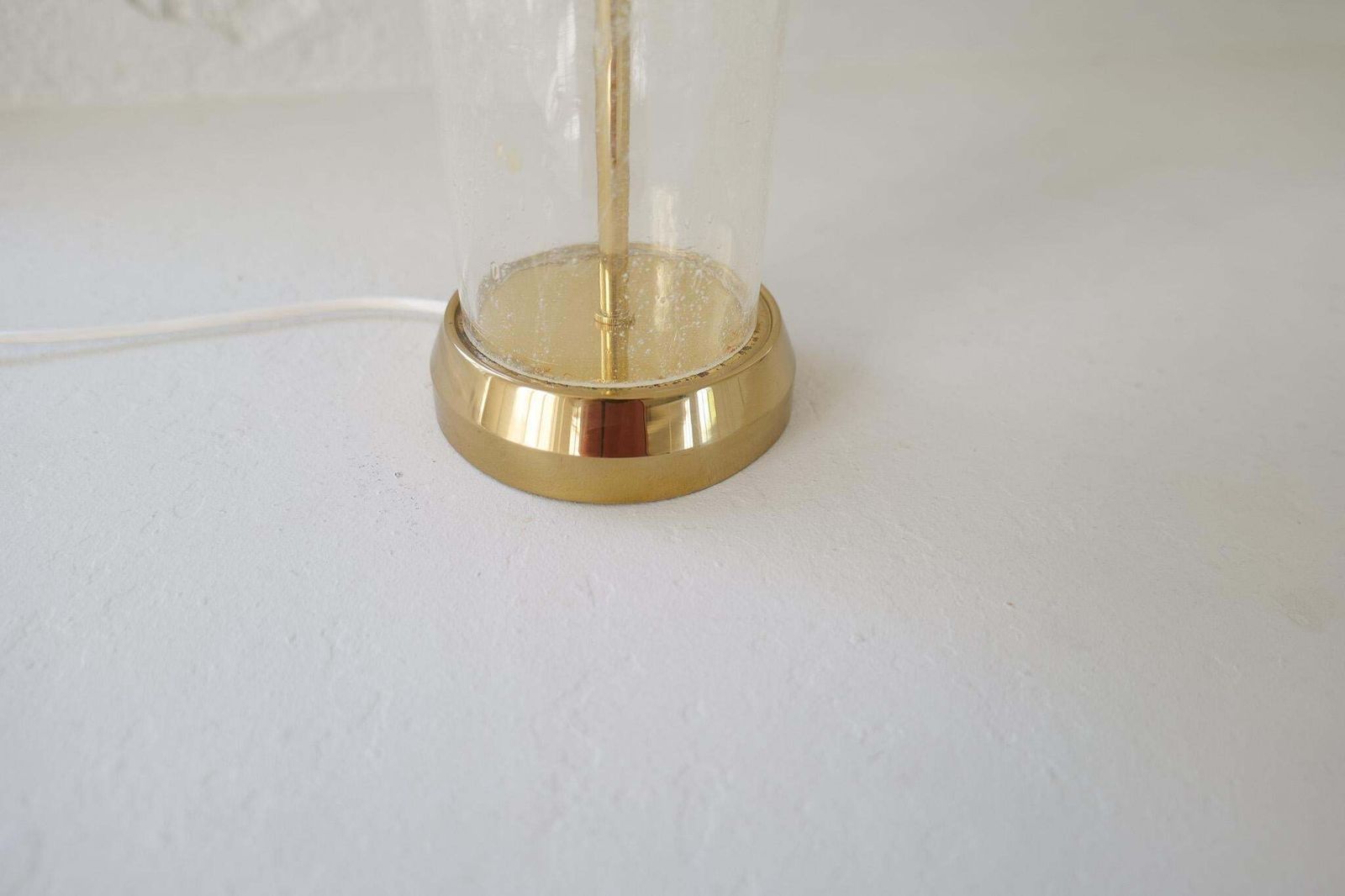 photo furniture Midcentury Modern Glass And Brass Table Lamp Bergbom B 019 Sweden 1960s