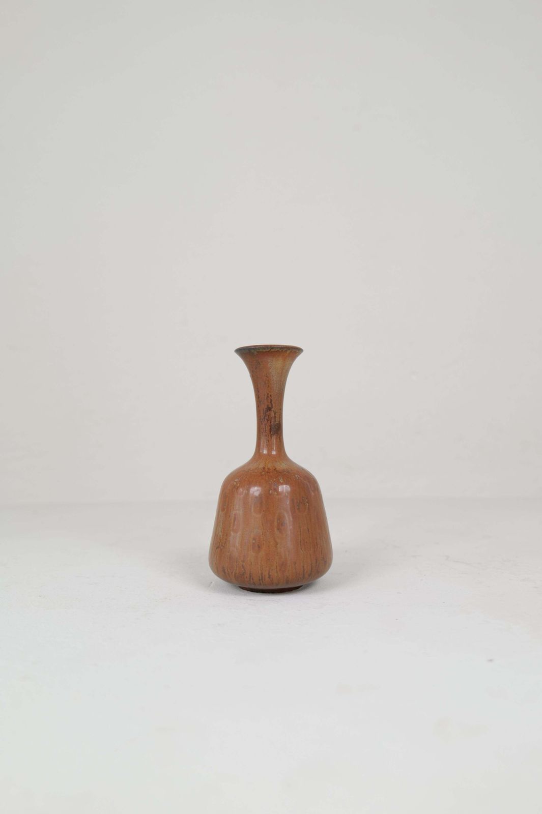 Midcentury Modern Groupe Of 3 Earthy Vases Rörstrand By Gunnar Nylund, Sweden photo vintage