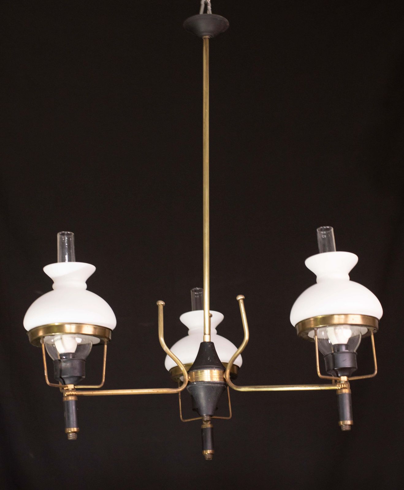 Italian Mid Century Chandelier By Stilnovo, 1960s photo furniture