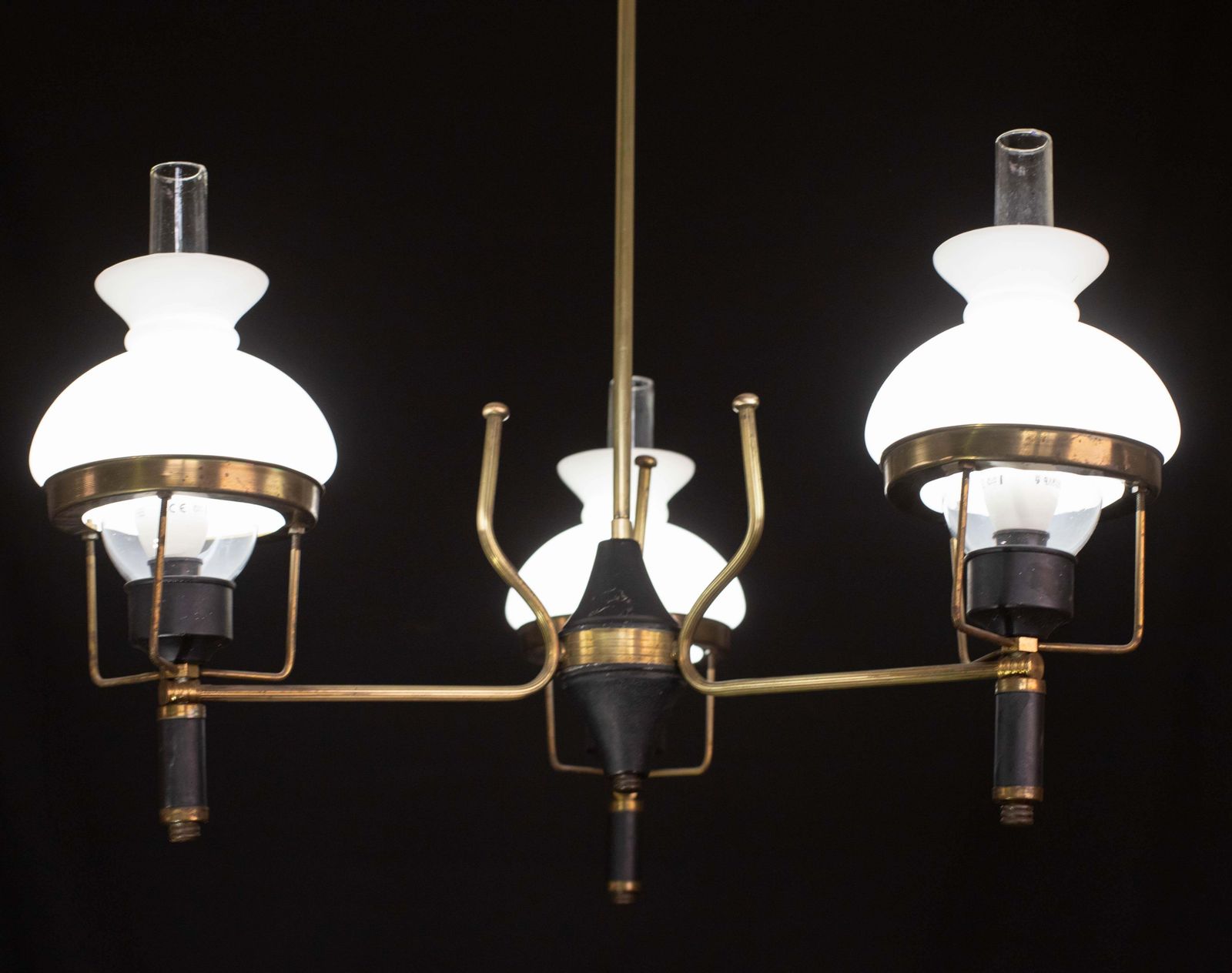 Italian Mid Century Chandelier By Stilnovo, 1960s photo 1112.0
