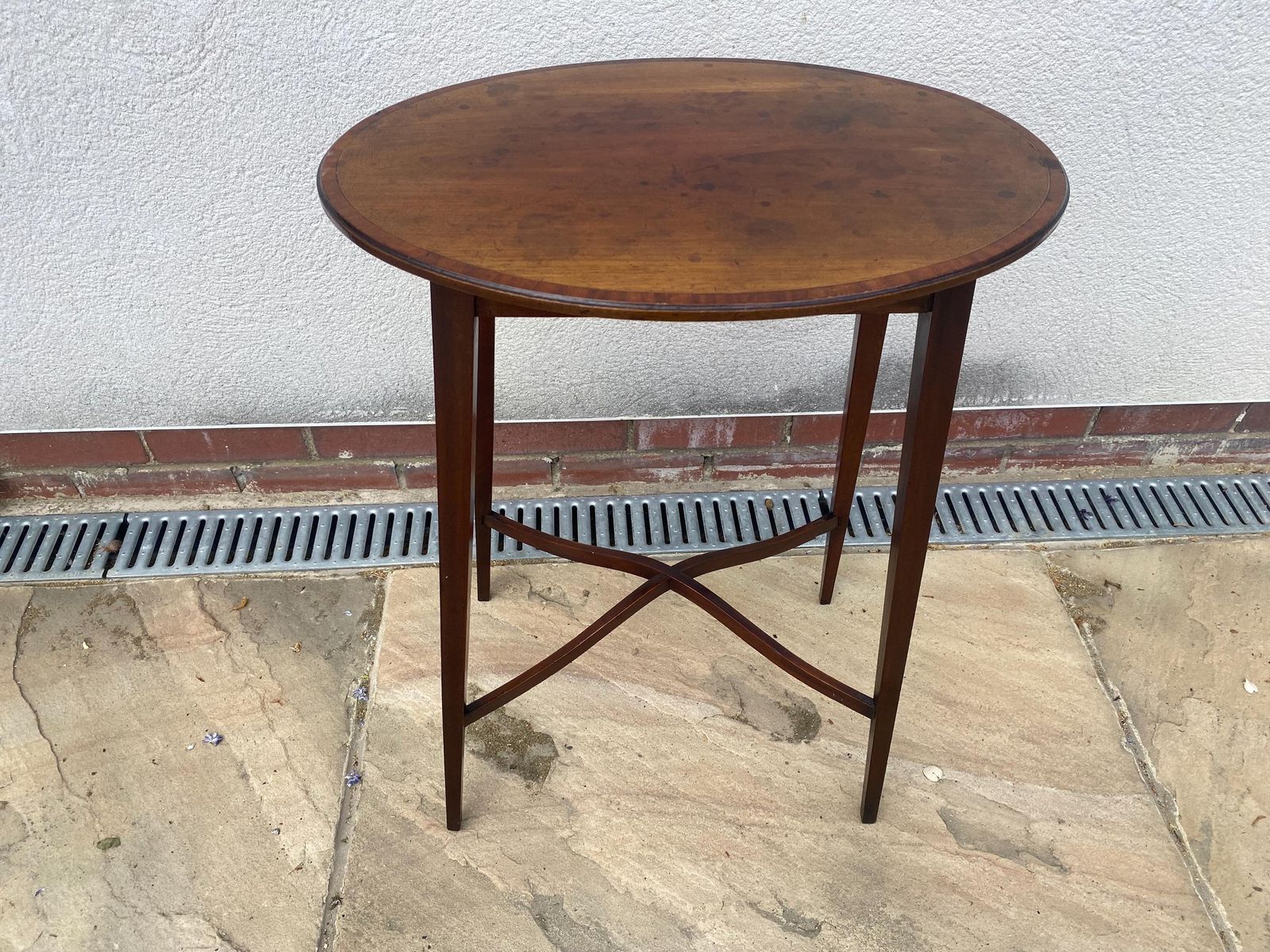 Antique Edwardian Hall Table / End Table / Side Table / Lamp Table / Plant Stand photo buy
