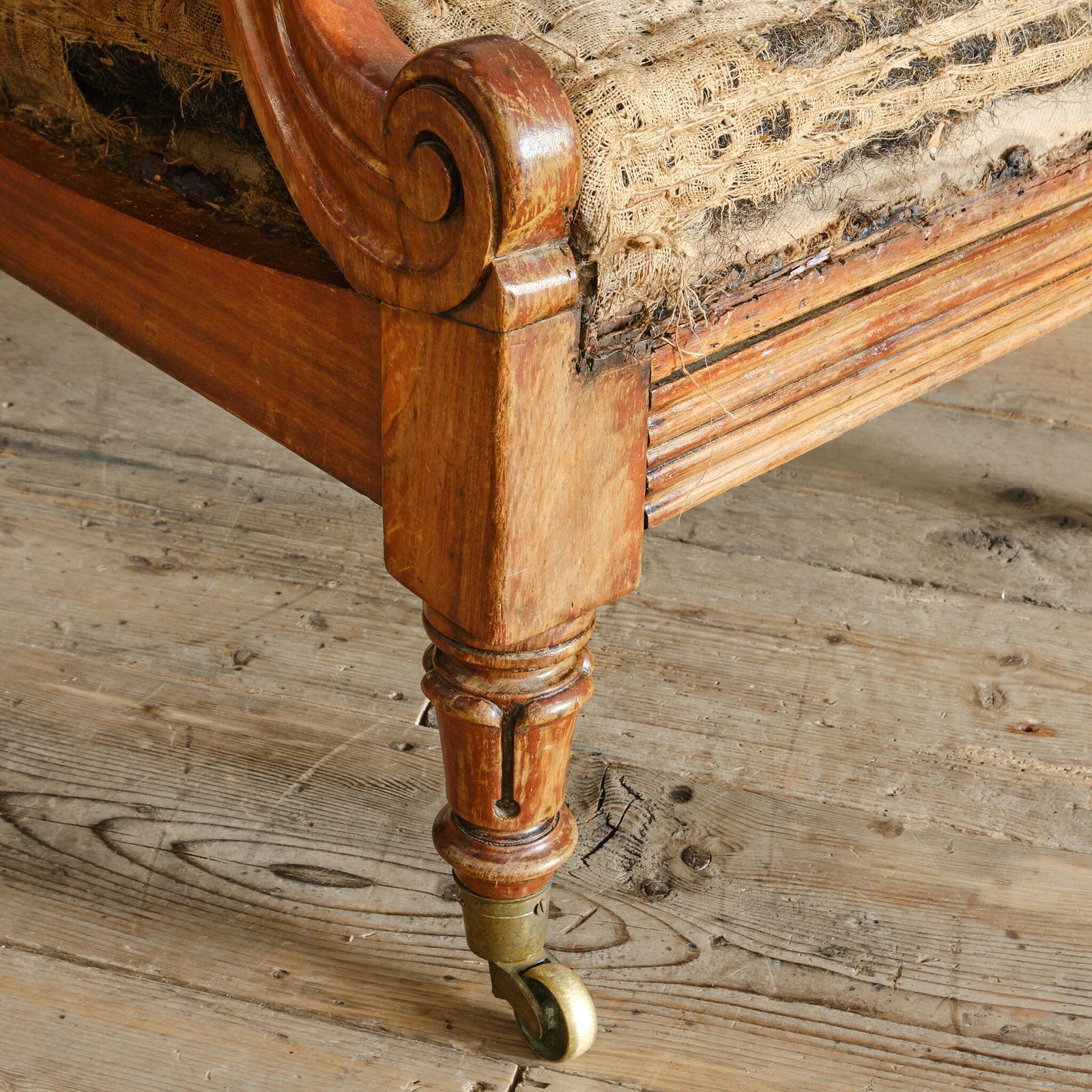 photo buy William IV Mahogany Reclining Armchair.
