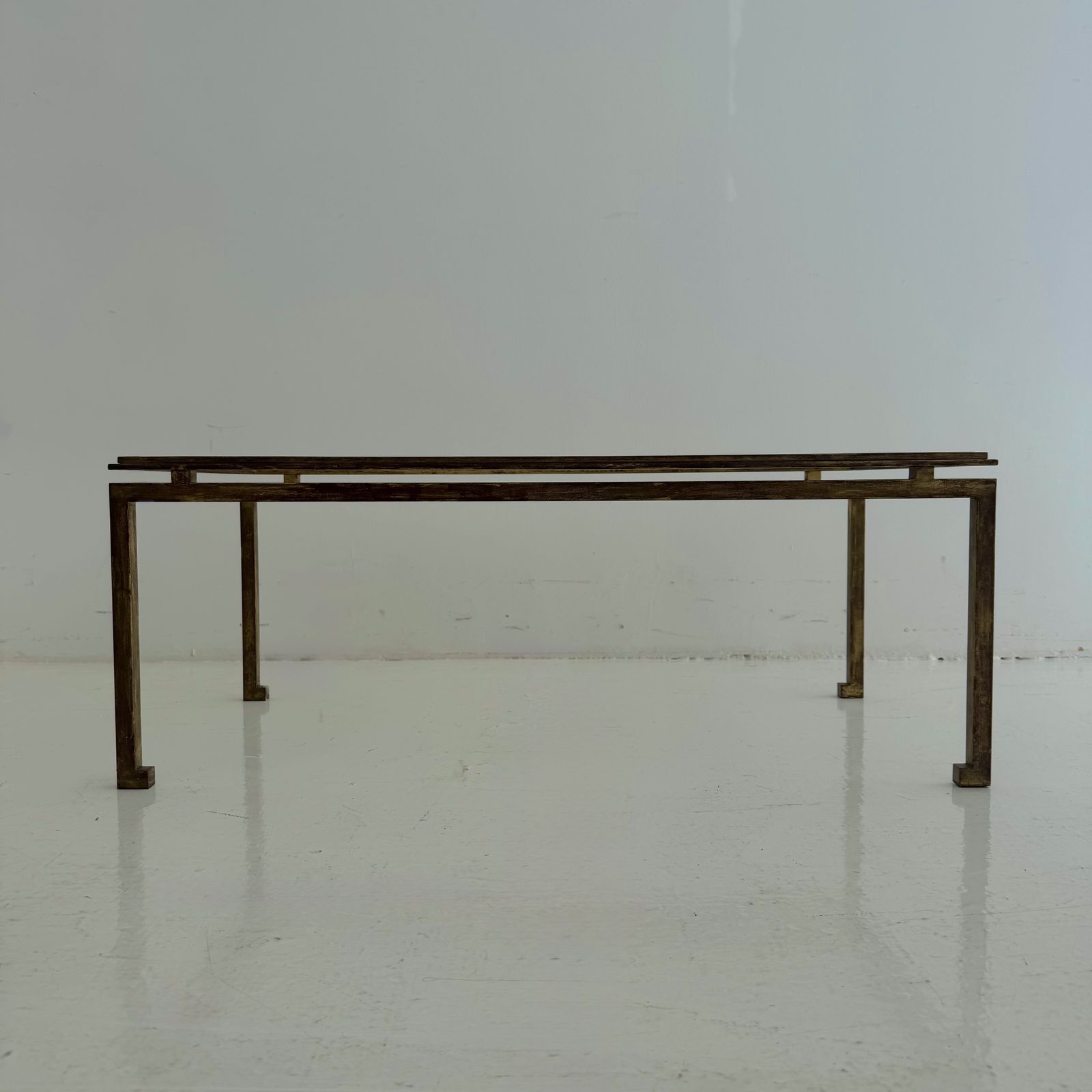 A 1950s French Gilt Bronze Maison Ramsay Coffee Table