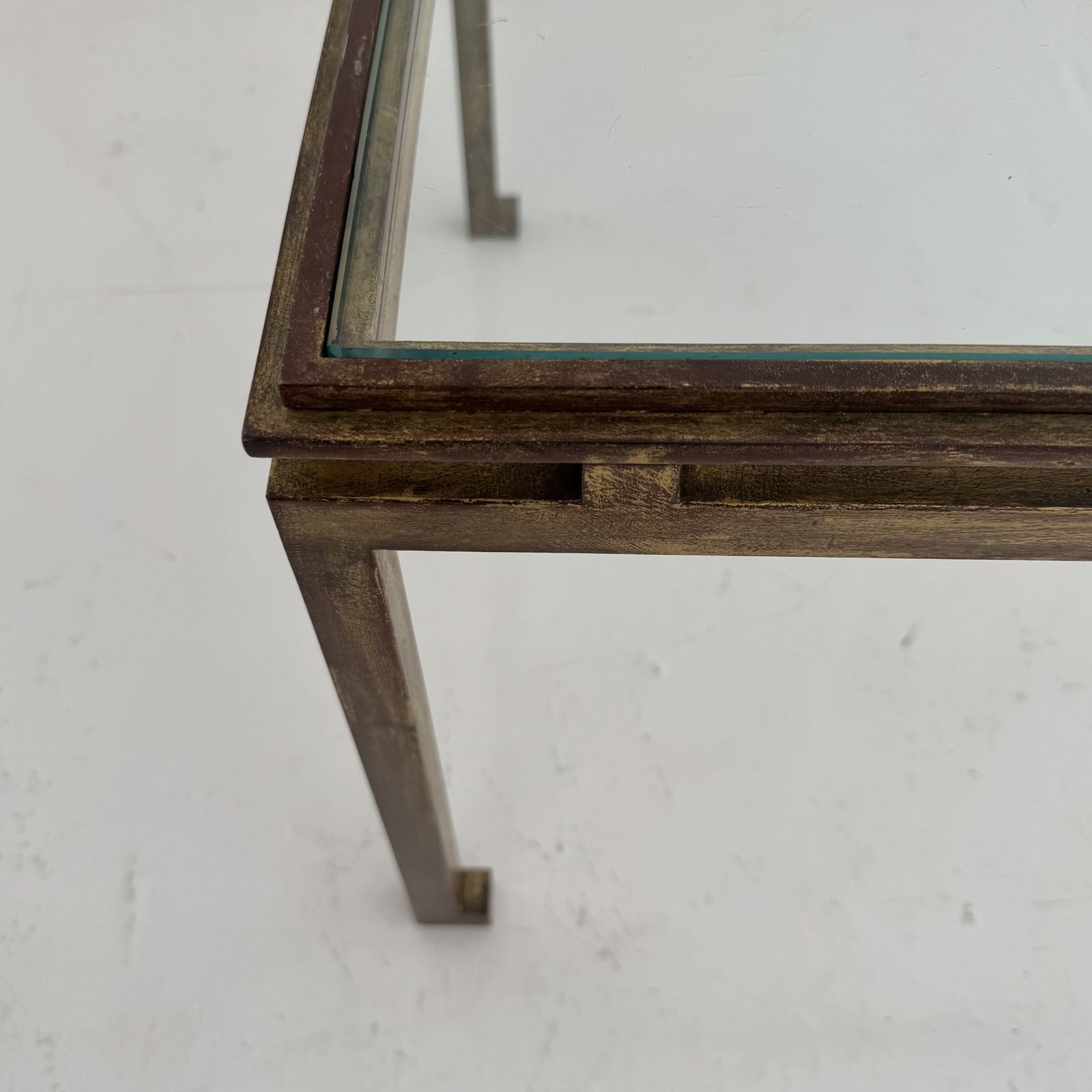 A 1950s French Gilt Bronze Maison Ramsay Coffee Table photo for sale