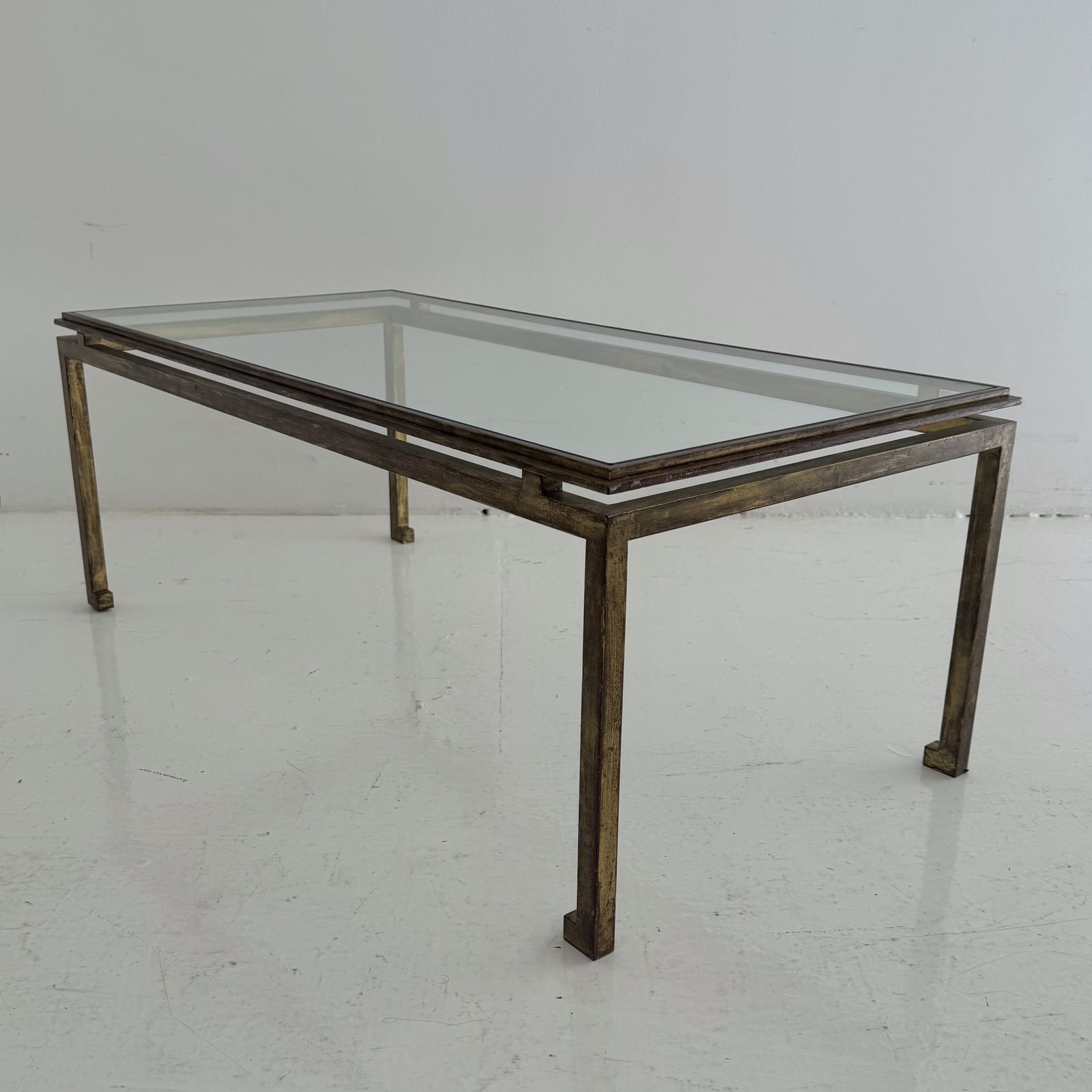 A 1950s French Gilt Bronze Maison Ramsay Coffee Table photo Furniture