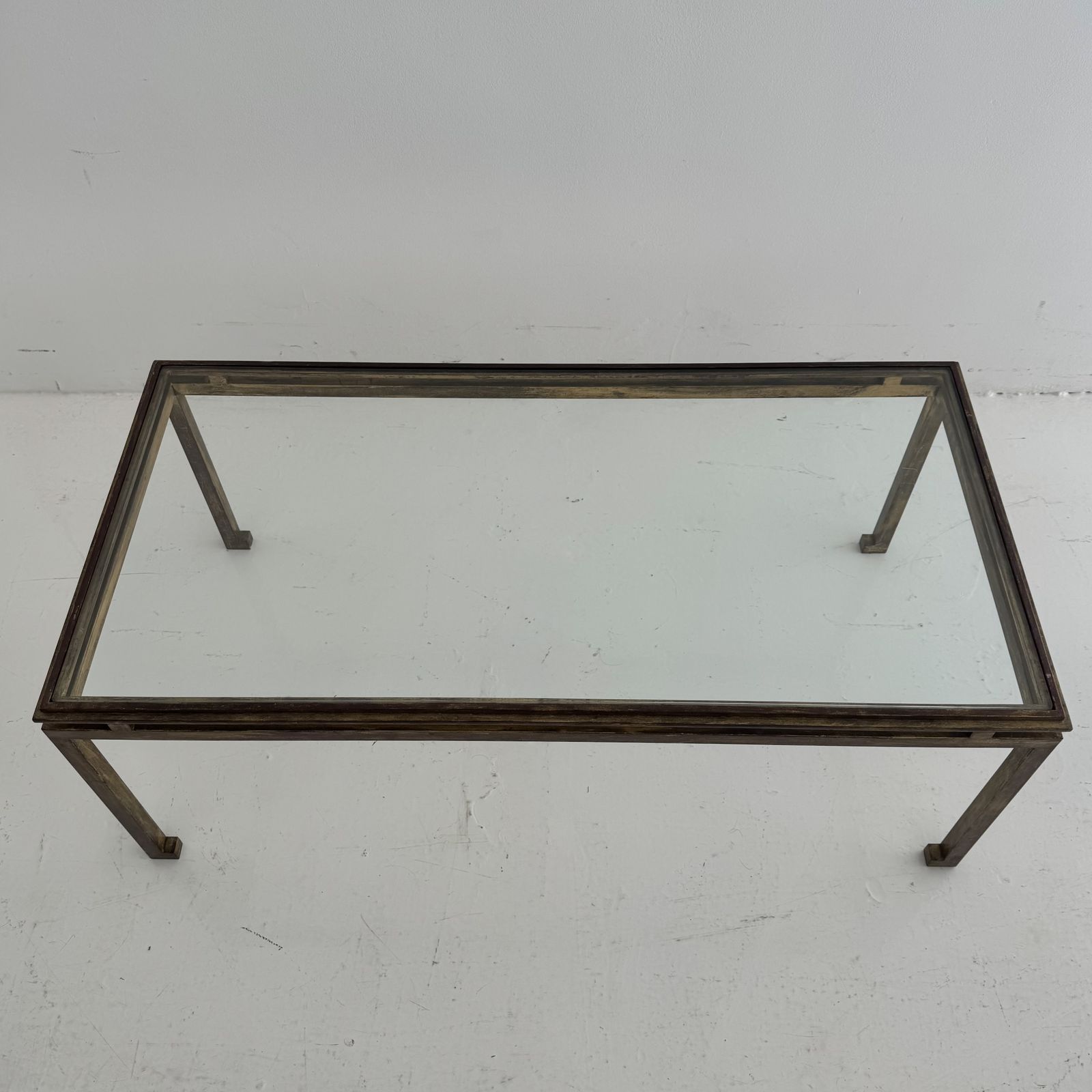 photo furniture A 1950s French Gilt Bronze Maison Ramsay Coffee Table
