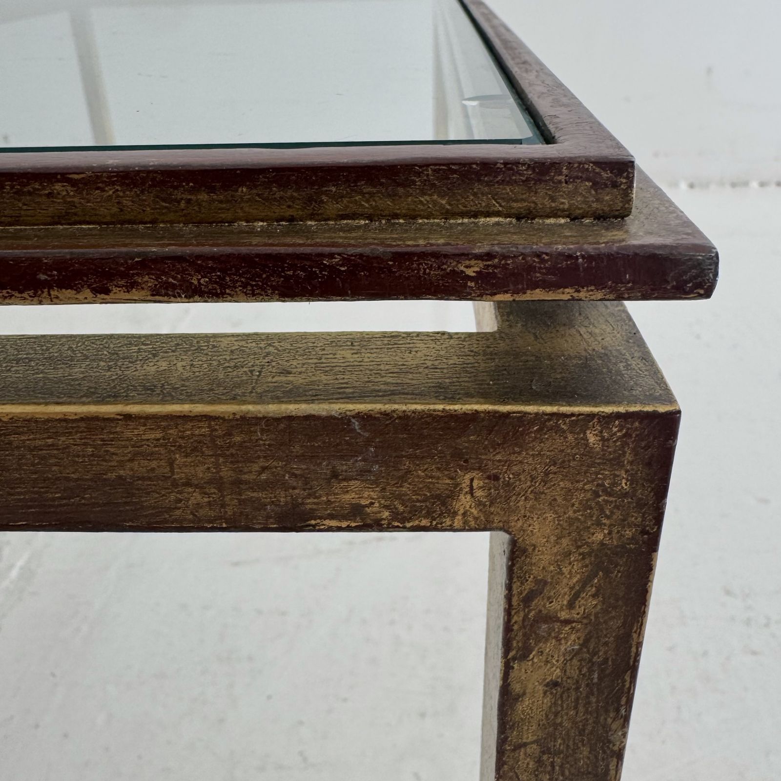 photo vinterior A 1950s French Gilt Bronze Maison Ramsay Coffee Table