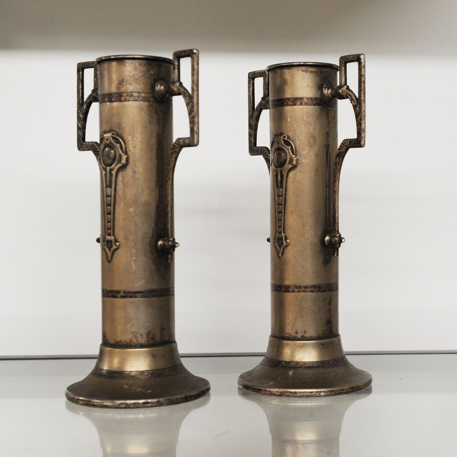 Art Nouveau Vases Attributed To Beldray England, 1900s photo furniture