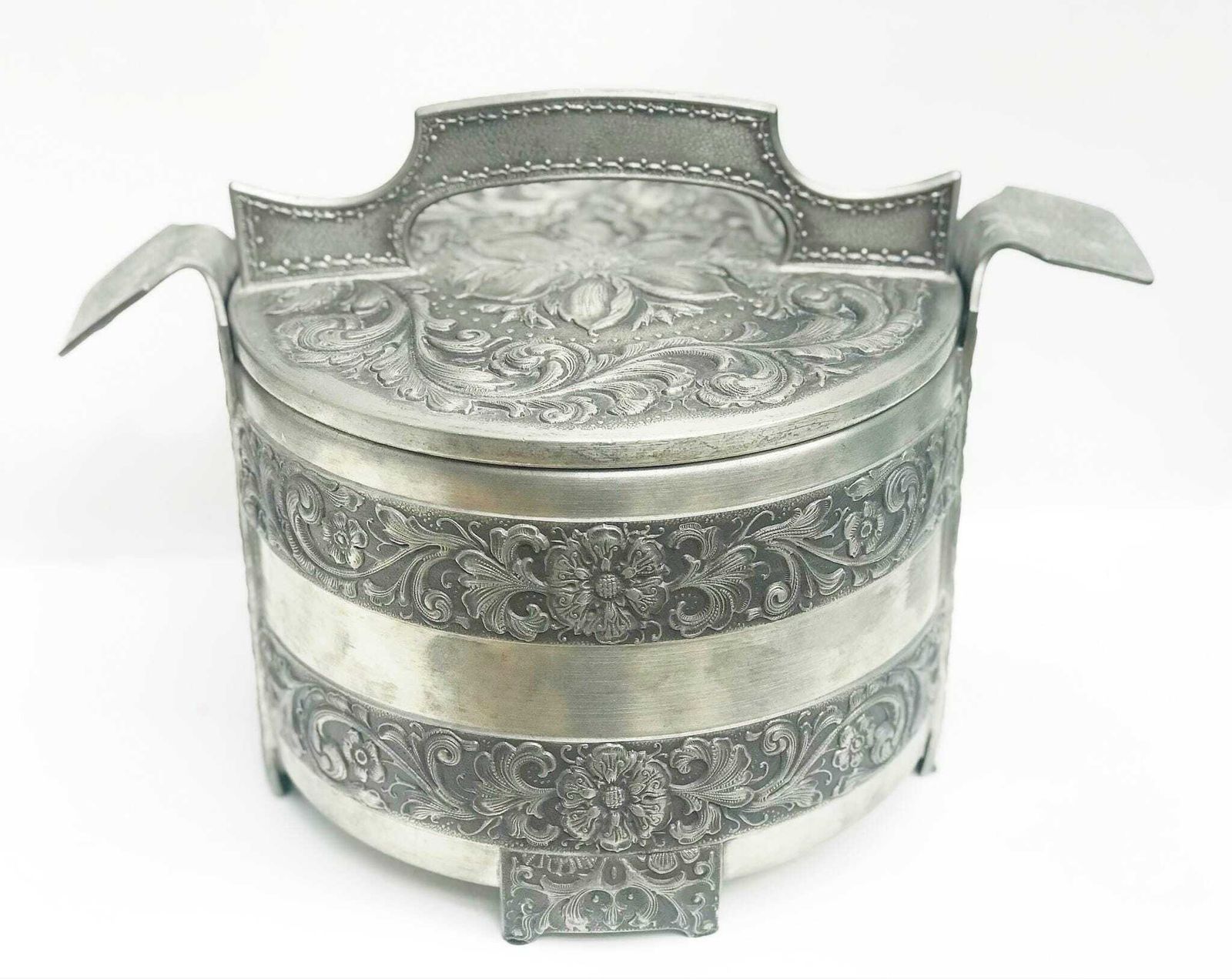 Pan Norwegian Pewter Pot With Lid Signed Eik Norway Herdet Tinn 1970 Viking Style Kitchen Decor Scandinavian Craftsmanship Collectible Gift
