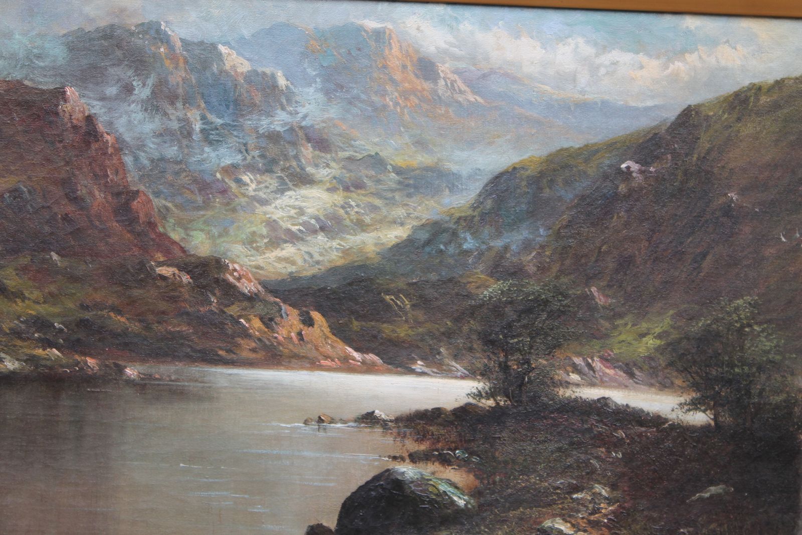 19th Century Fine Art Landscape Painting By H Cooper. photo for sale