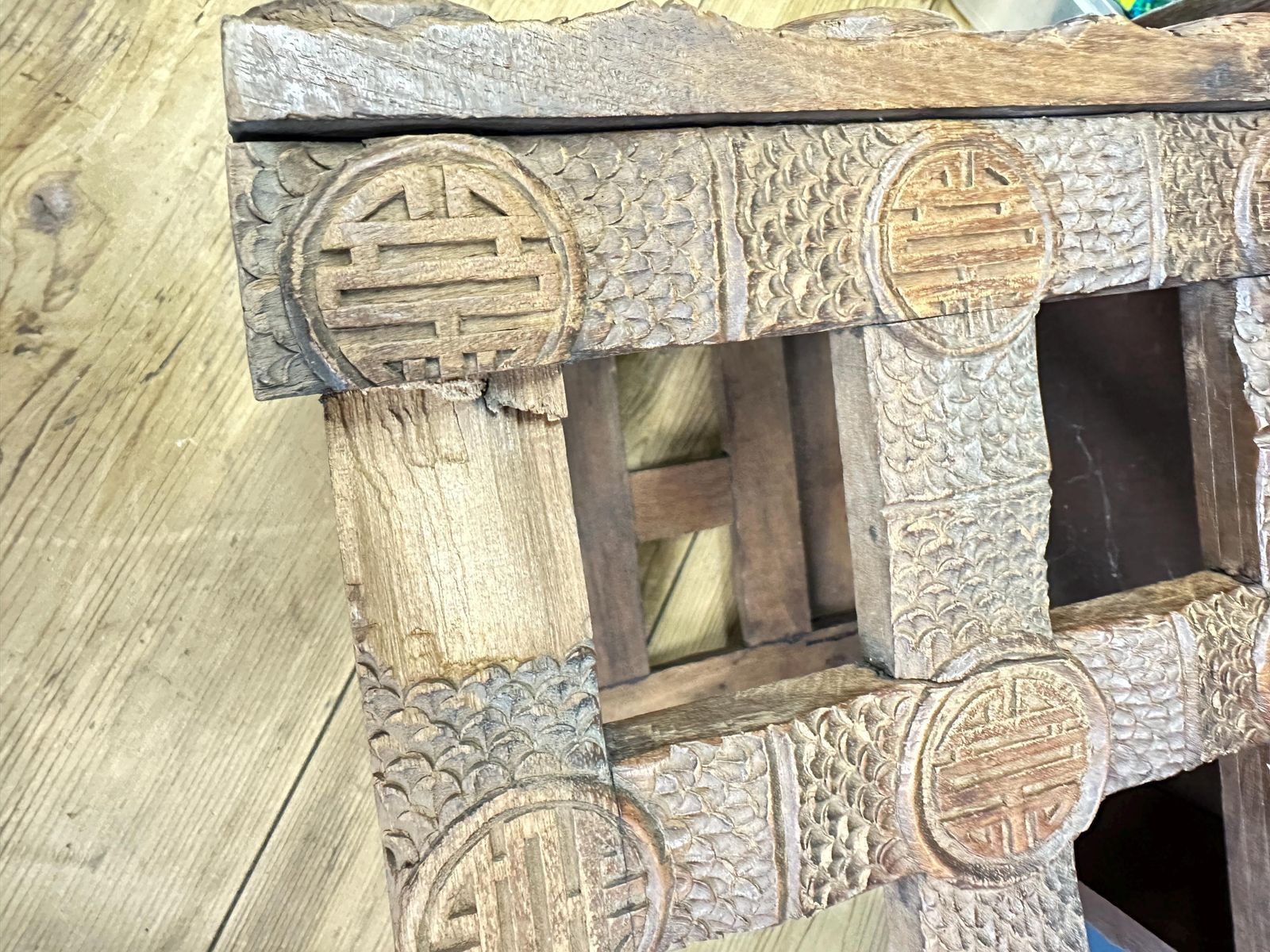 photo for sale Chinese Antique Hardwood Scribe Campaign Travelling Table