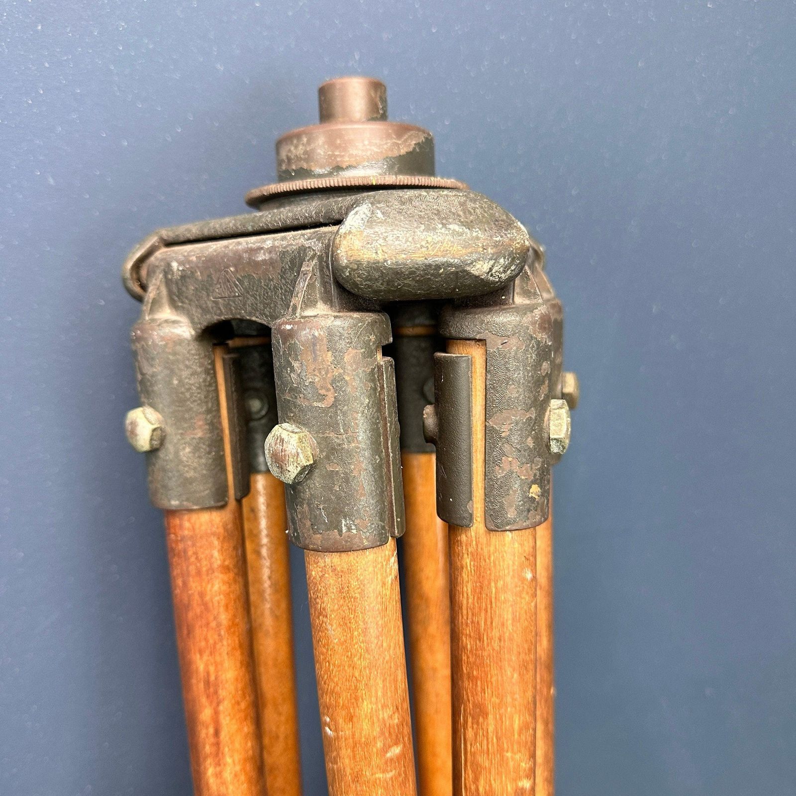 Antique Wooden Surveyors Tripod Er Watt & Sons photo 225.0