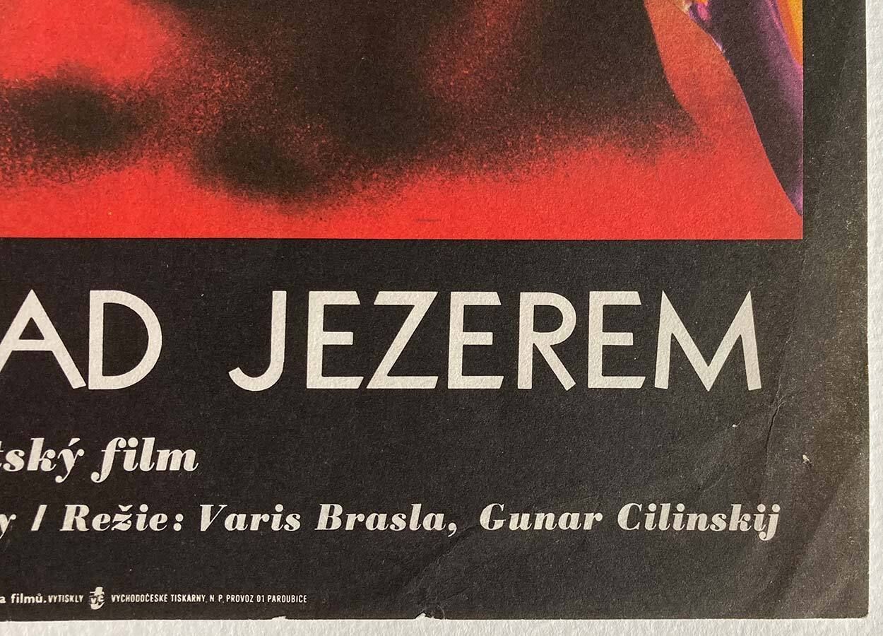 Original Film Poster, Lakeside Sonata, Josef Vyleťal, 1977, Genuine Czech Print photo vintage