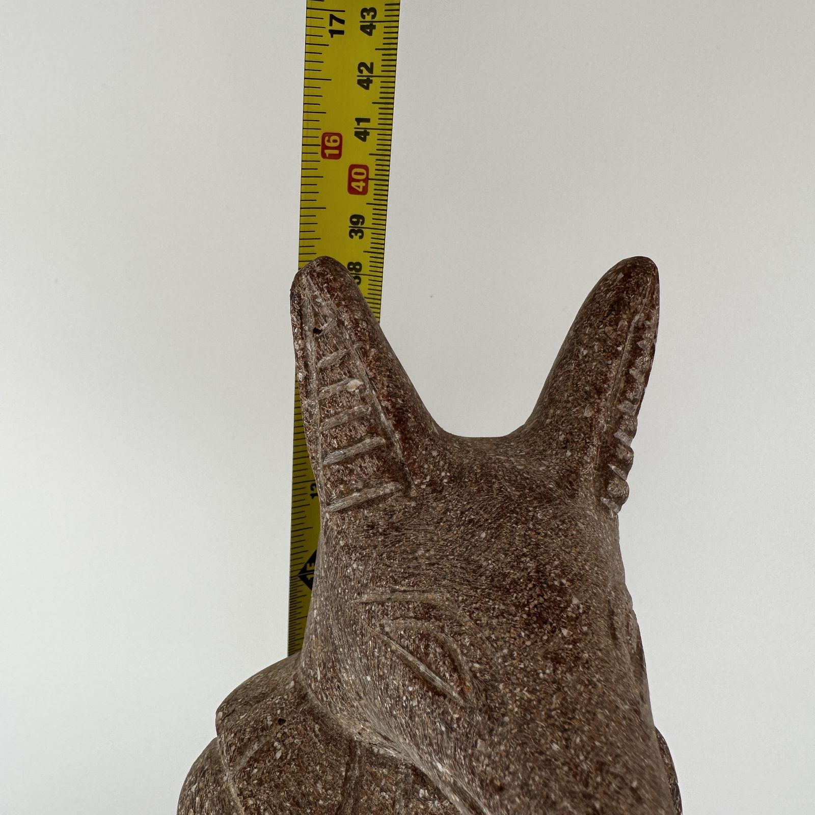 photo for sale Egyptian God Anubis Mythological Statue Handcrafted Heavy Egyptian Granite Stone