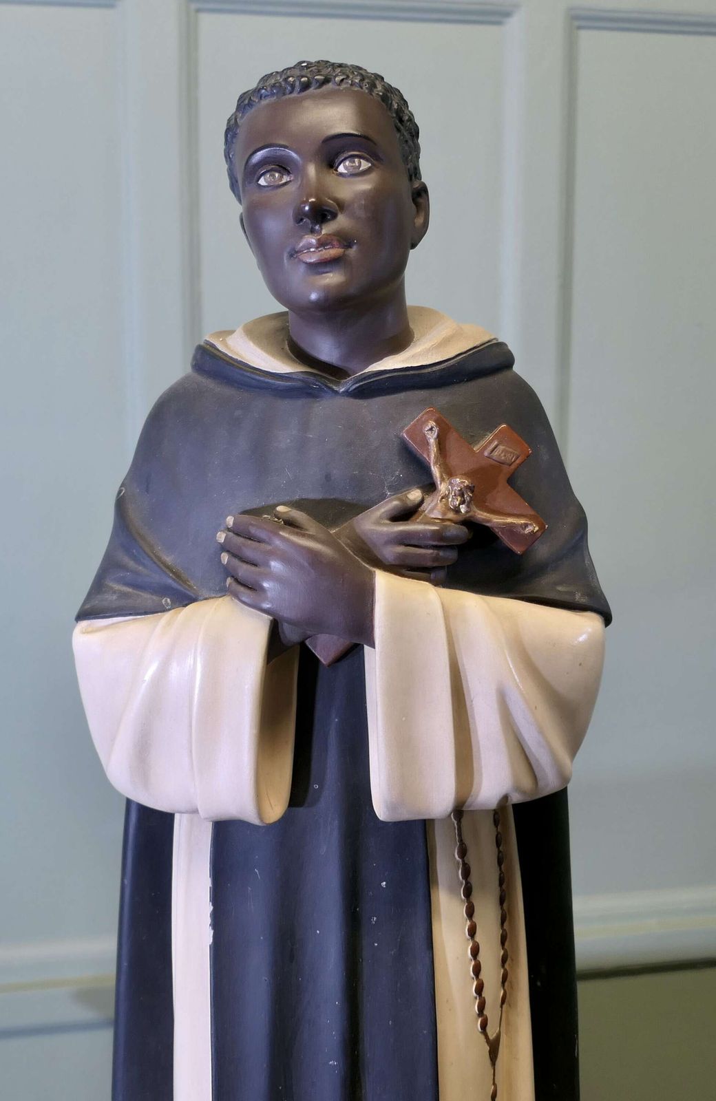 A Statue Of Saint Martín De Porres Velázquez Op photo for sale
