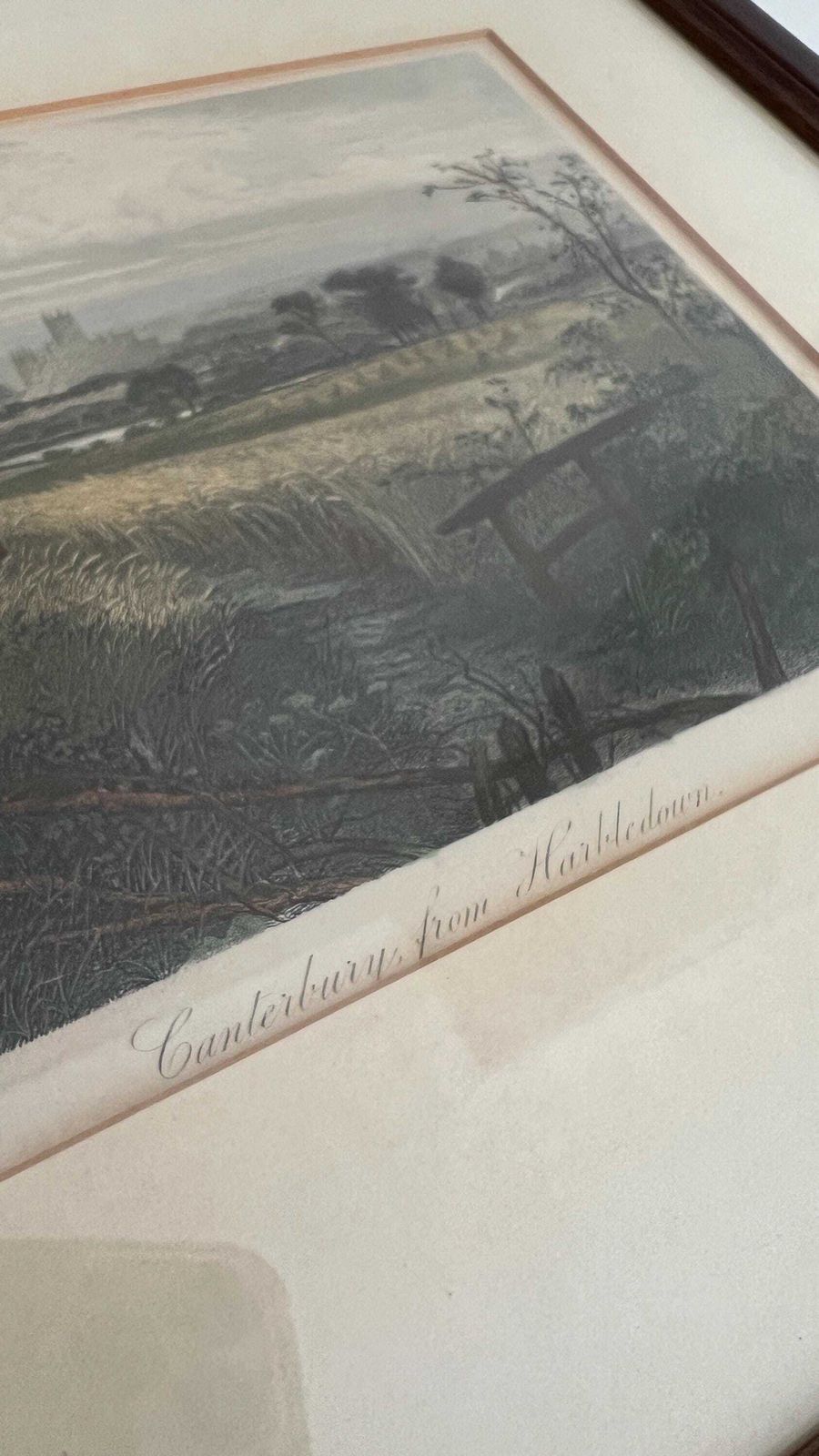 Victorian Framed Engraving Of Canterbury By W. H. J. Boot, Published By Cassell 1878–1898 photo Art