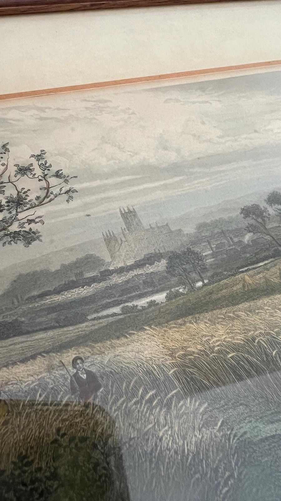 Victorian Framed Engraving Of Canterbury By W. H. J. Boot, Published By Cassell 1878–1898 photo buy