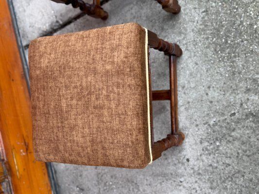 Set Of Vintage Colonial Stools In Wood, 1950 photo buy