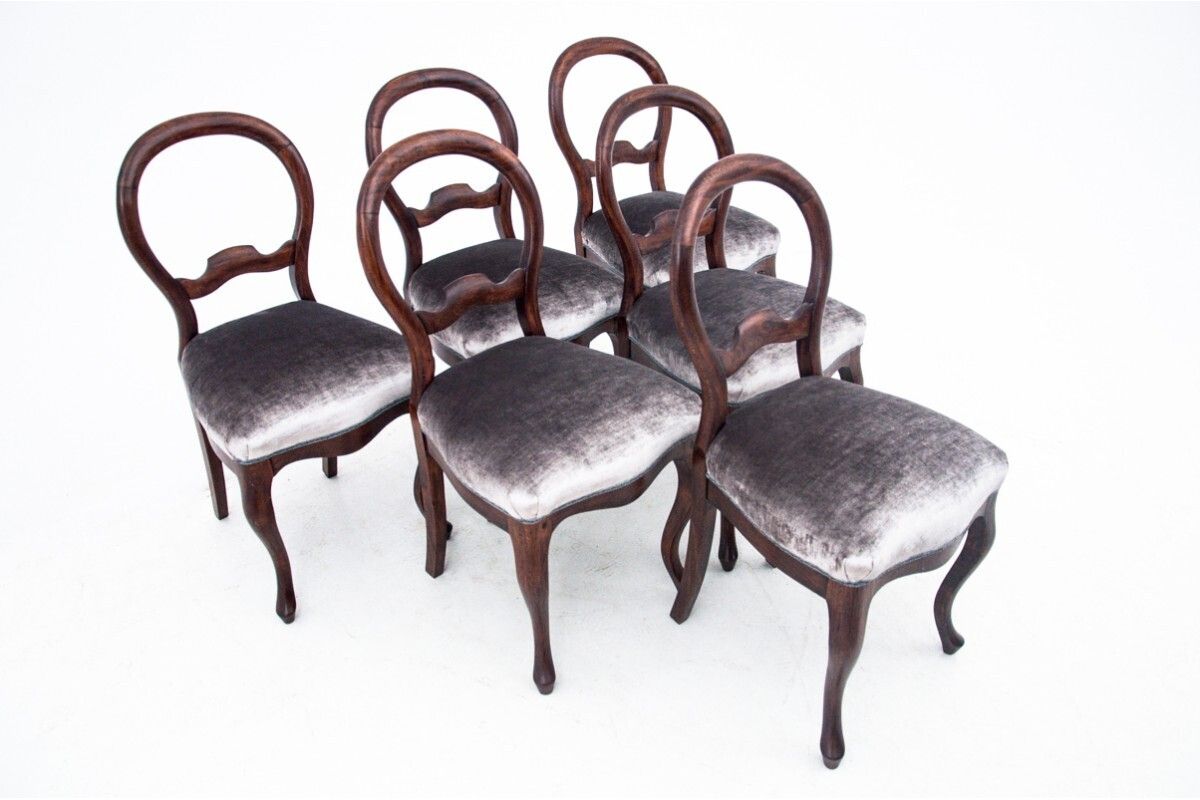 photo furniture Antique Chairs, Northern Europe, Circa 1880. After Restoration.