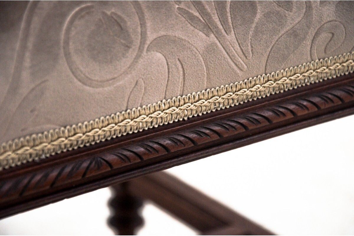 Antique Stool Seat, France, Around 1900. After Renovation. photo furniture