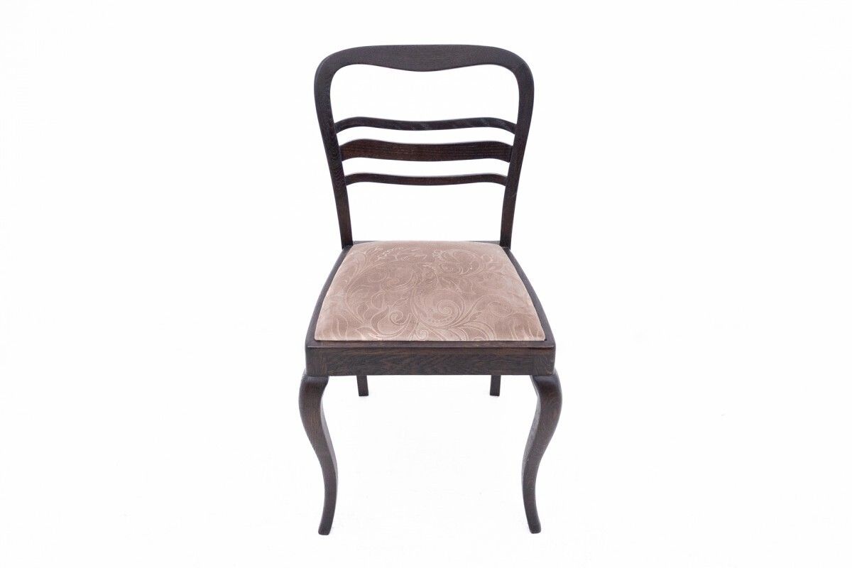 photo vintage Antique Table + Chairs Set, Western Europe, Early 20th Century.
