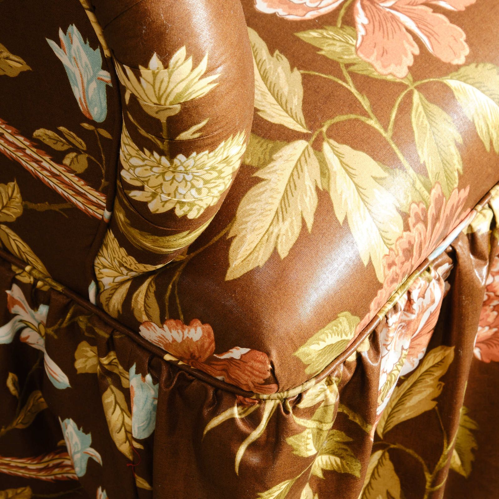 photo furniture Whytock & Reid Armchair In Vintage Sanderson Floral Chintz