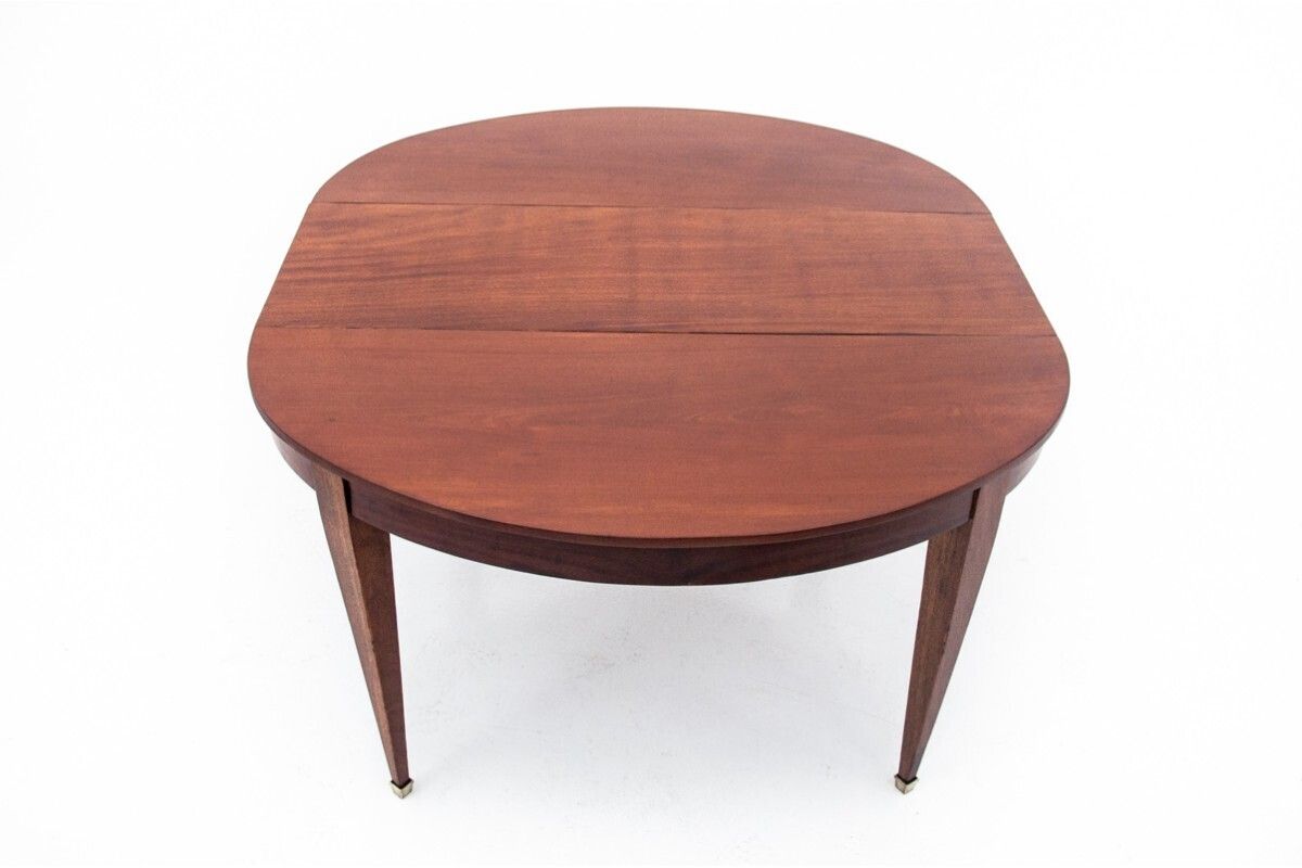 photo furniture Oval Empire Table, France, Circa 1880. After Renovation.