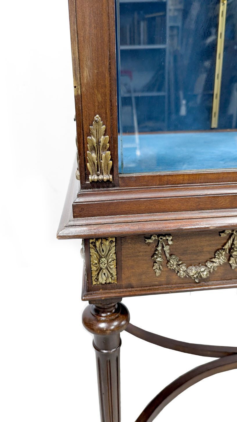 Pair Of Louis XVI Style Display Cases From The 1900s photo vintage