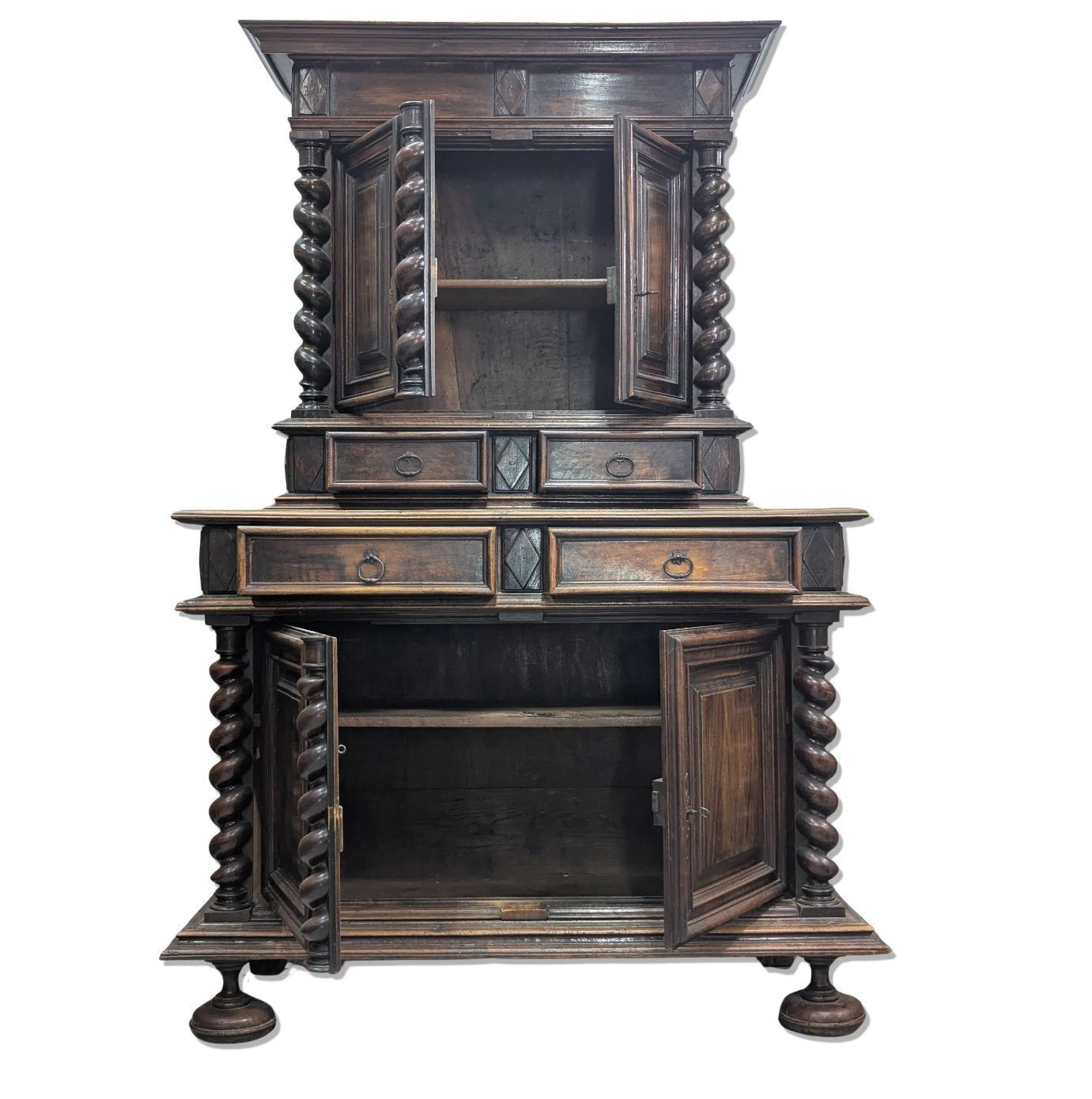 Two Narrowed Bodies In Walnut From The 18th Century photo Furniture