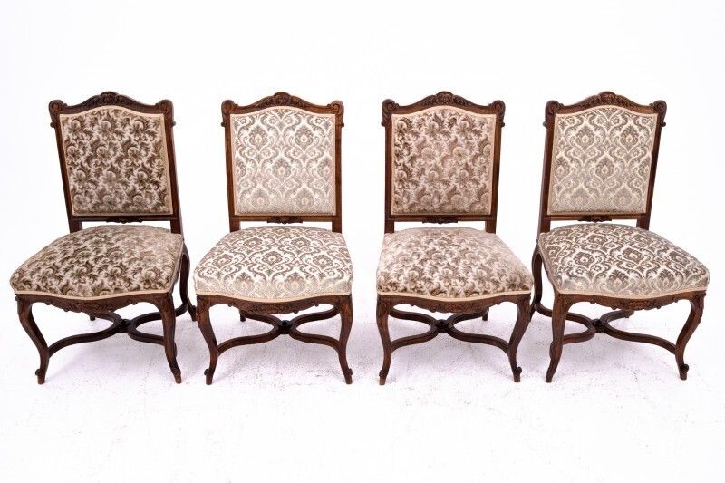 Set Of 4 Chairs, France, Circa 1910.