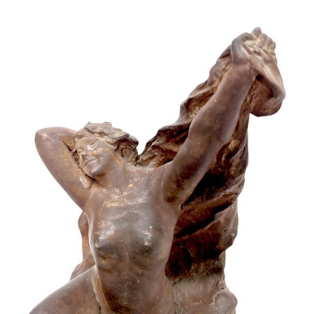 "Volupté" Original Terracotta By Marius Joseph Sain 1917 photo for sale