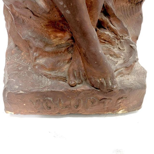 "Volupté" Original Terracotta By Marius Joseph Sain 1917 photo buy