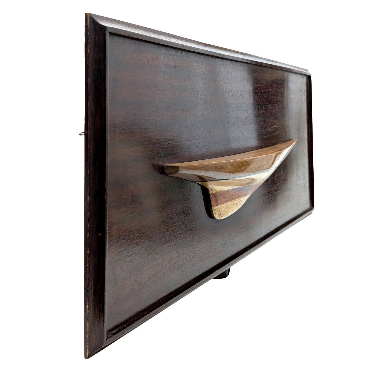 Half Hull Of A Wooden Boat photo furniture