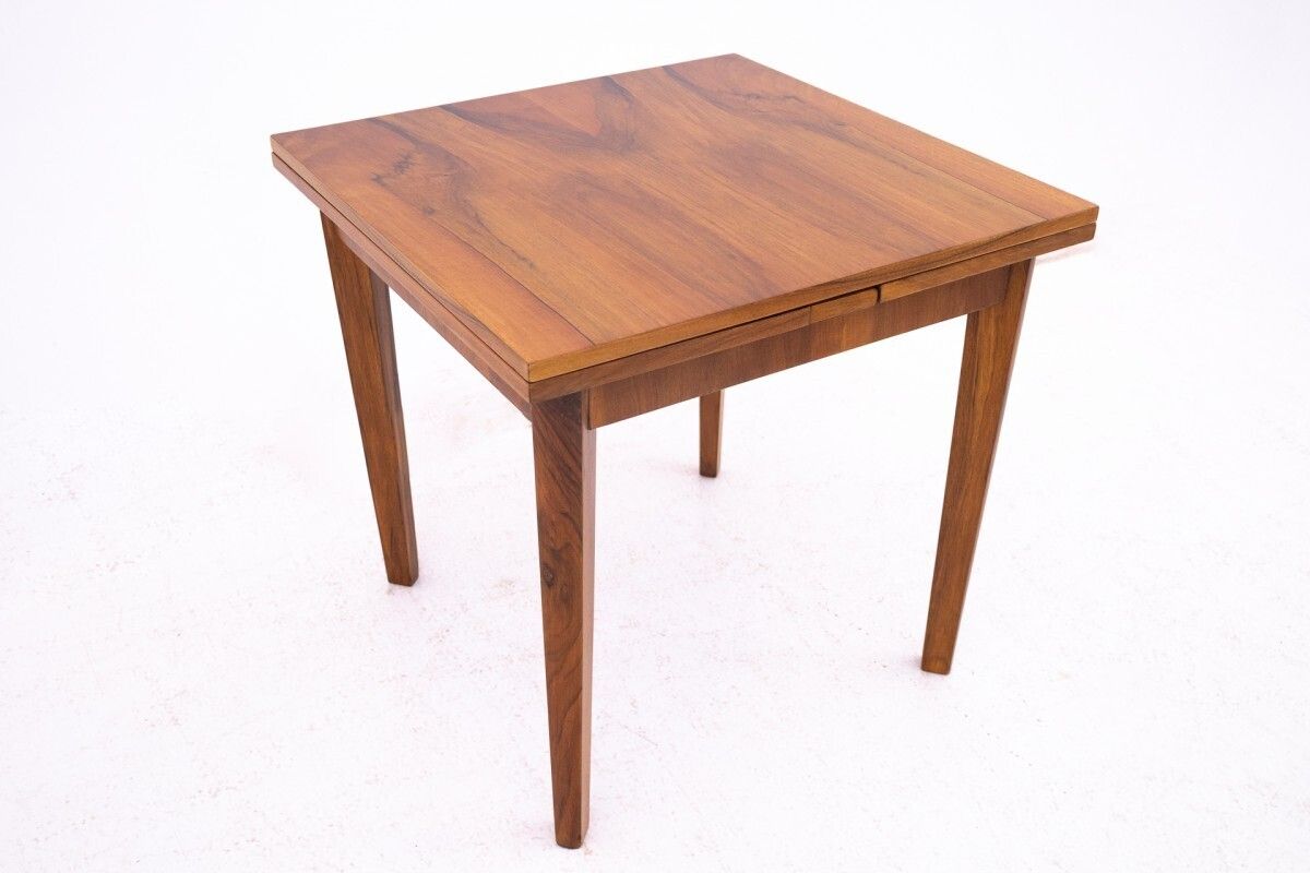Art Deco Square Table, Poland, 1940s. After Renovation photo for sale