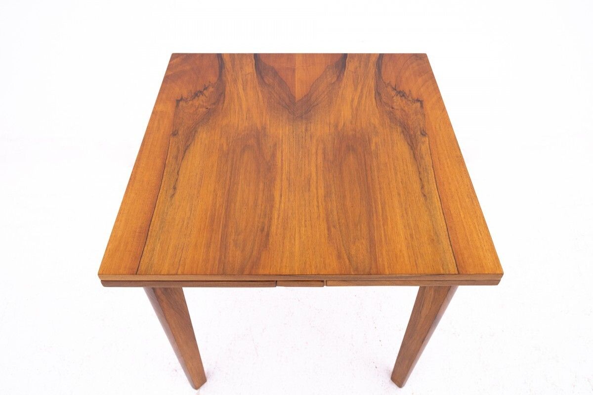 Art Deco Square Table, Poland, 1940s. After Renovation photo 1113.0