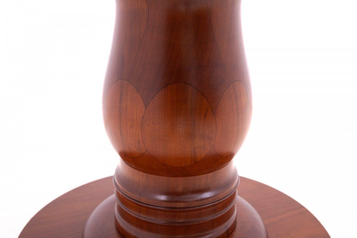 Antique Round Top Table From Northern Europe, Around 1900. After Renovation. photo 1459.0