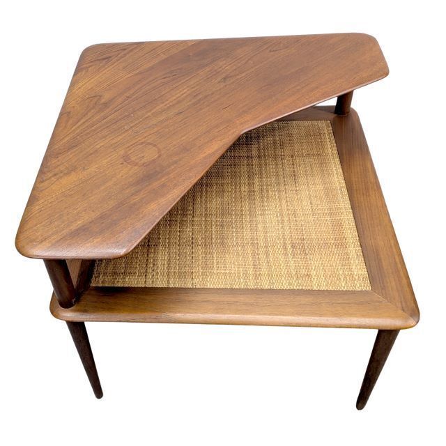 Scandinavian Design Double Tiered Coffee Table, Circa 1960 photo furniture