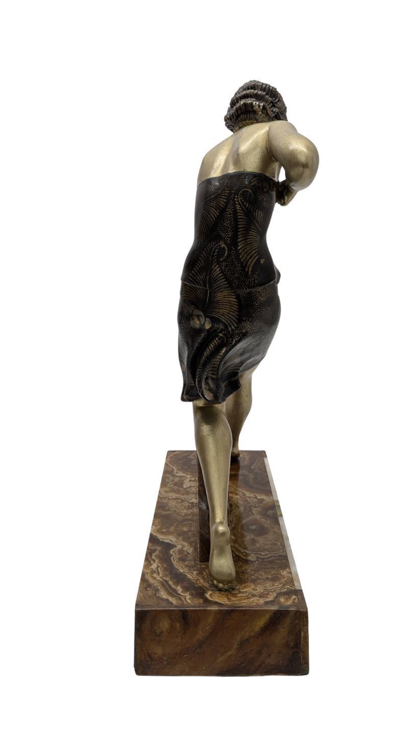 photo for sale Uriano Art Deco Sculpture – "Diana The Huntress" France, Circa 1925–1935