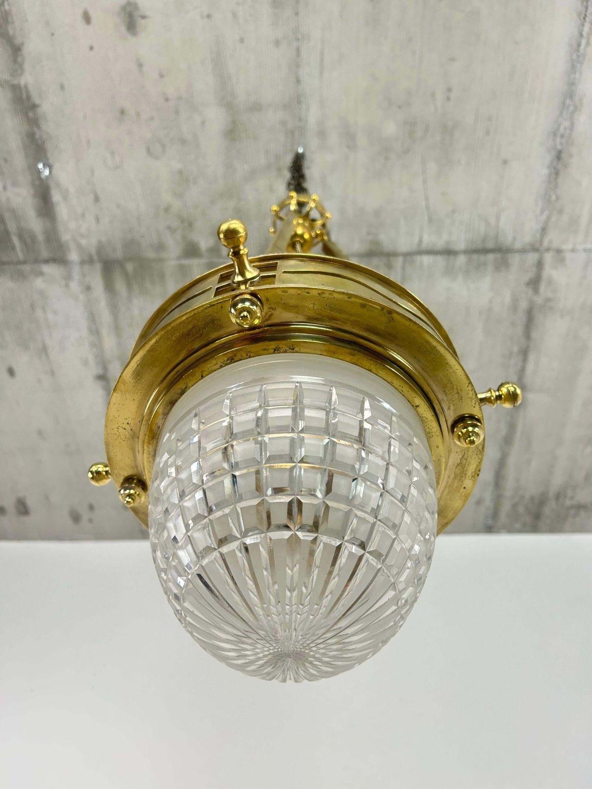 photo furniture Vienna Secession Brass Hanging Attr. To Kolo Moser & Jutta Sika