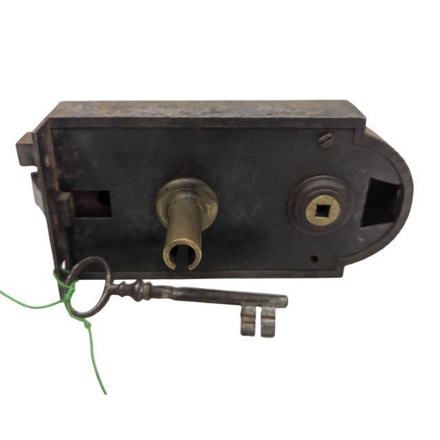 Antique Wrought Iron And Bronze Lock, Napoleon III photo furniture