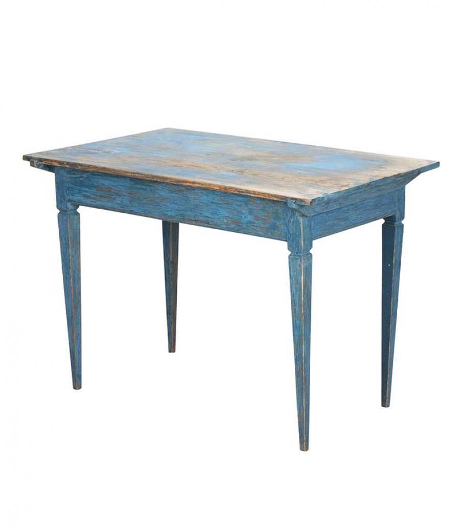 19th Century Swedish Folk Art Table In Original Paint photo buy