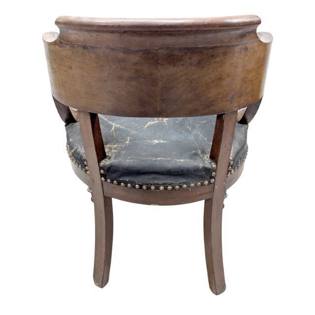Restoration Style Mahogany Desk Chair, Circa 1830 – In Need Of Restoration photo 819.0