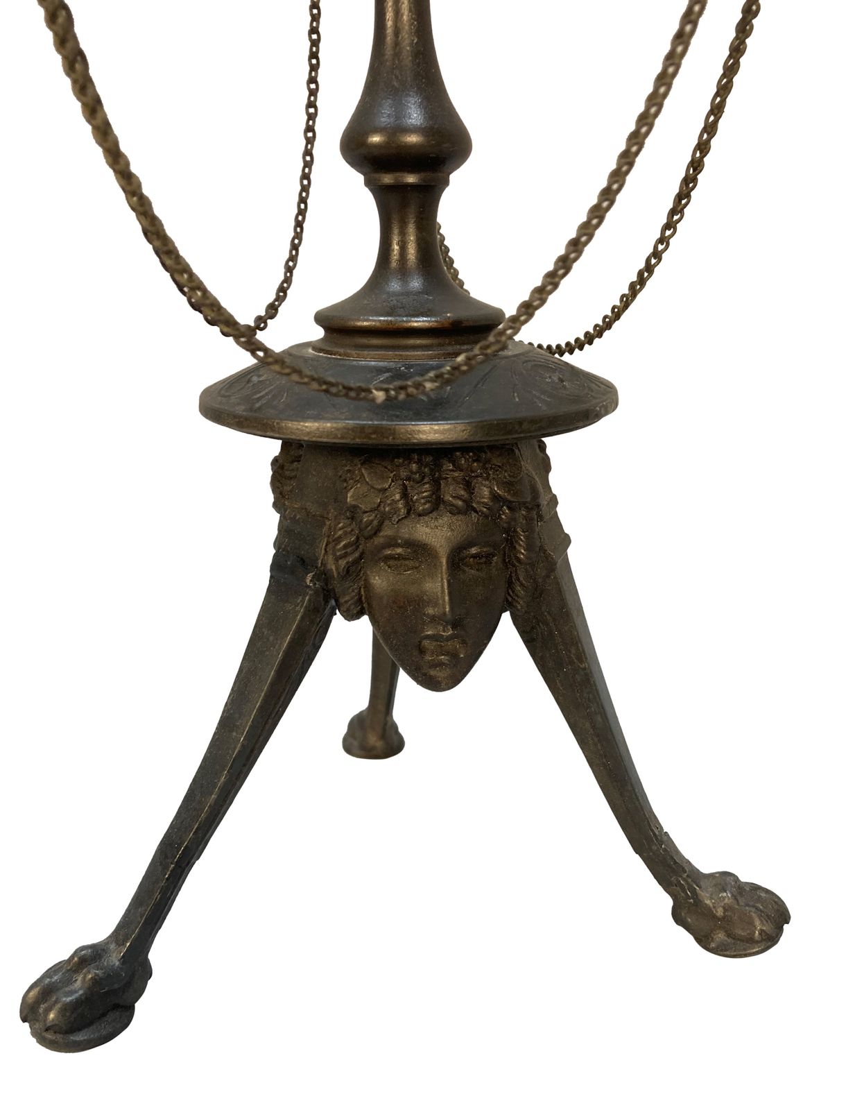 A Pair Of XIX Century Bronze Candelabra Of Greco Roman Design photo Home Decor
