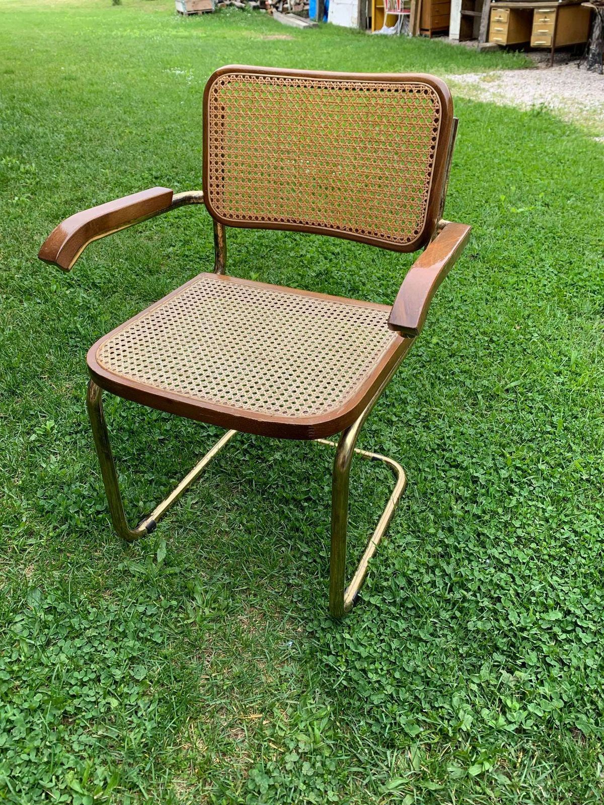 Mid Century Modern Italian Marcel Breuer B64 Cesca Chair, 70s photo Furniture