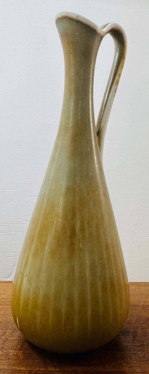 1950s Mid Century Modern Swedish Gunnar Nylund For Rörstrand Jug Vase Model Arl photo for sale